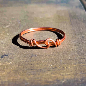Copper Knot Ring